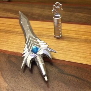 Blue Gem Silver Sword - Secret Hidden Writing Pen